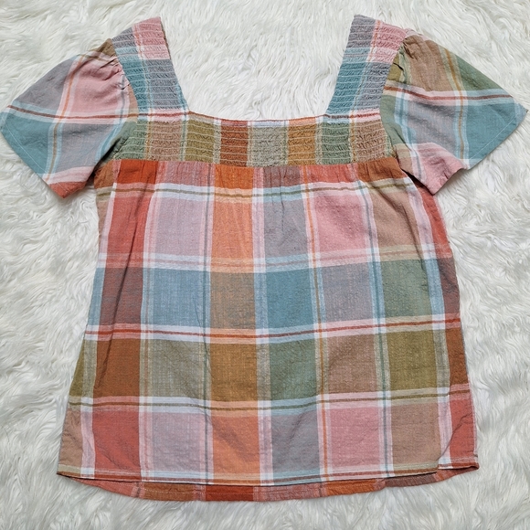 Fat Face Catherine Check Blouse - Picture 7 of 11